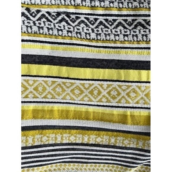 Loft Yellow Stripe Riviera Midrise Shorts Size 6 - Picture 4 of 4